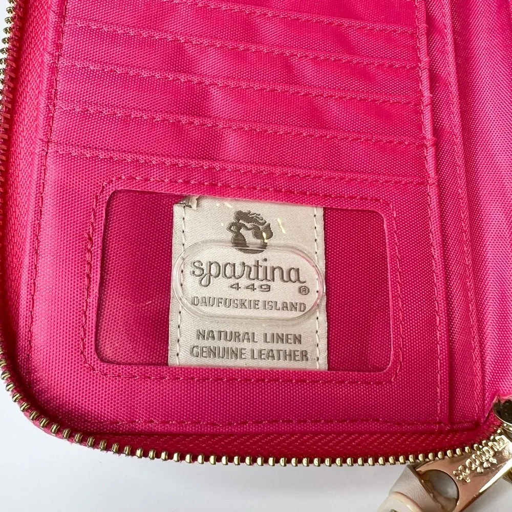 Spartina 449 Wristlet Multi Phone Wallet Willson Floral Bird Cage Print